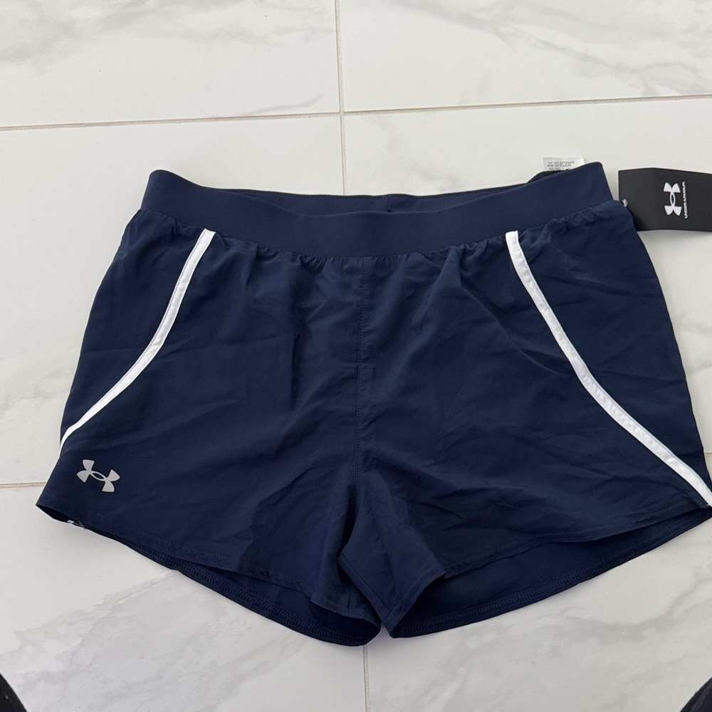 Under Armour Women's Dark Blue Athletic Shorts